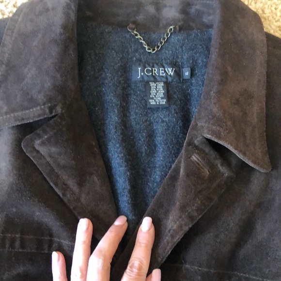 Jcrew xl men’s 100%leather, suede fully lined coat - Picture 4 of 4